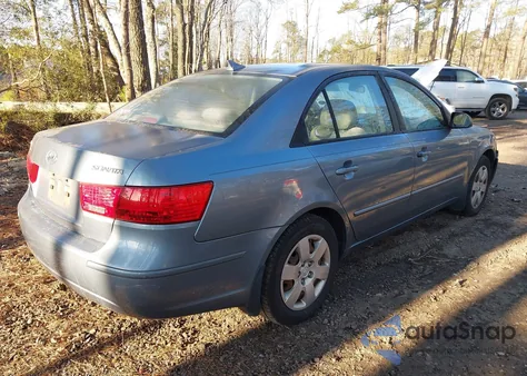 2010 Hyundai Sonata Gls z USA, uszkodzony, nr VIN 5NPET4AC0AH608960